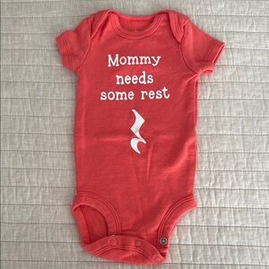 Carter's Pink Bodysuit with Playful Print